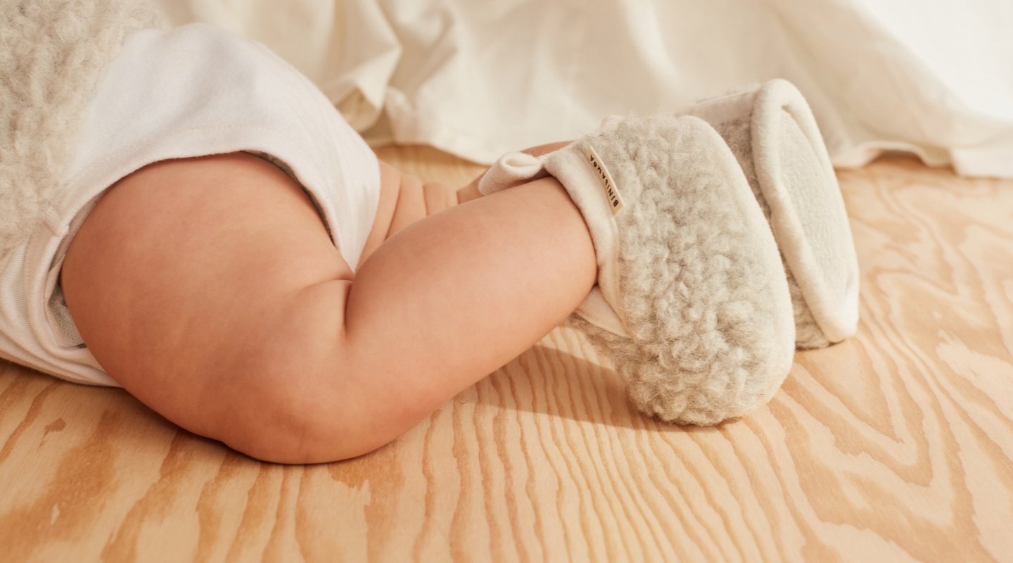 Sheepskin Baby Booties
