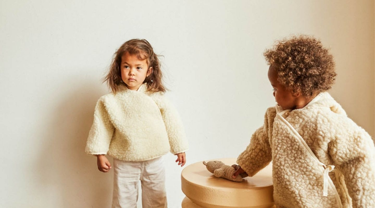 Binibamba Merino Wool Snugglejacket for babies