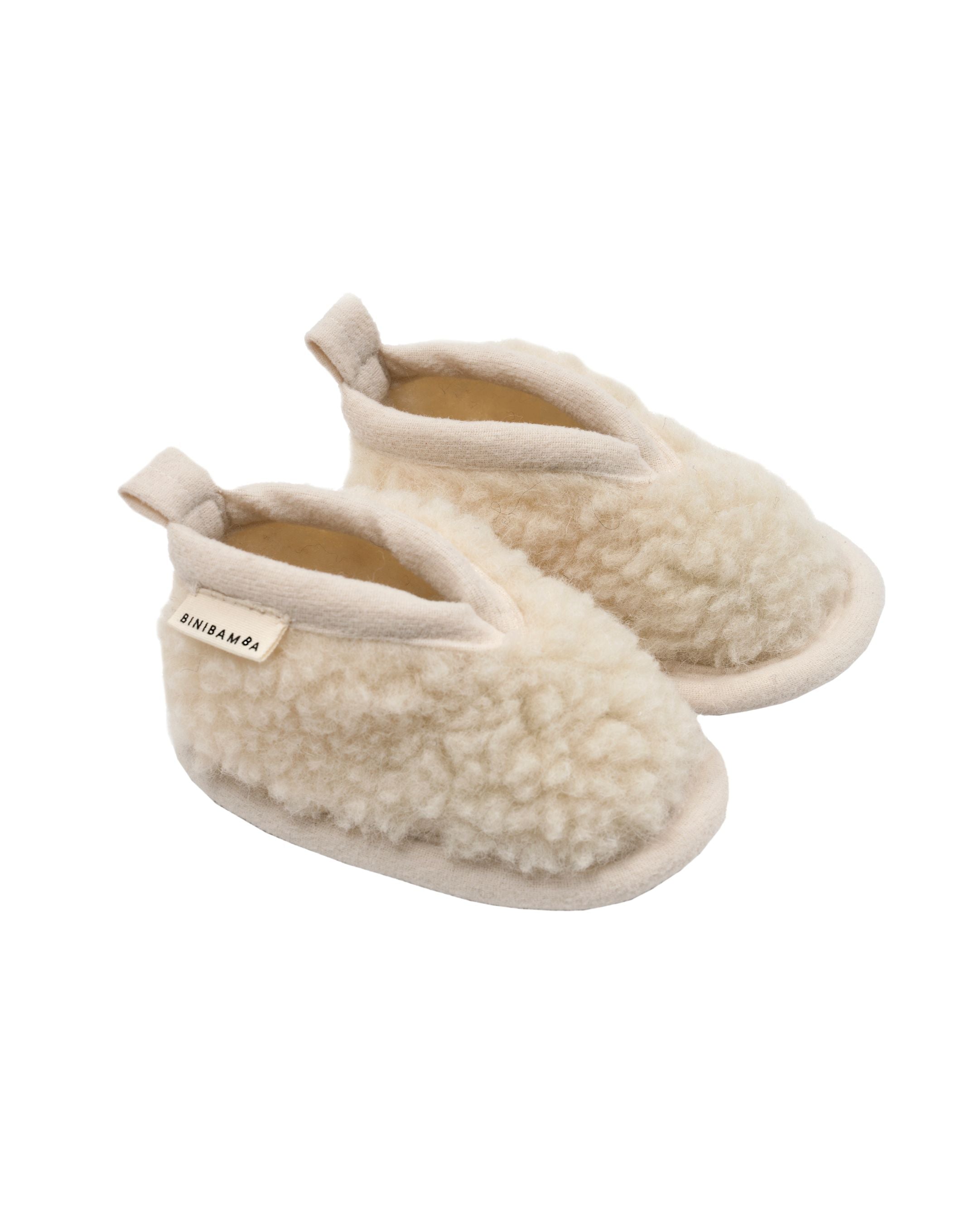 Baby Sheepskin Booties Sheepskin Leather Soled Booties in