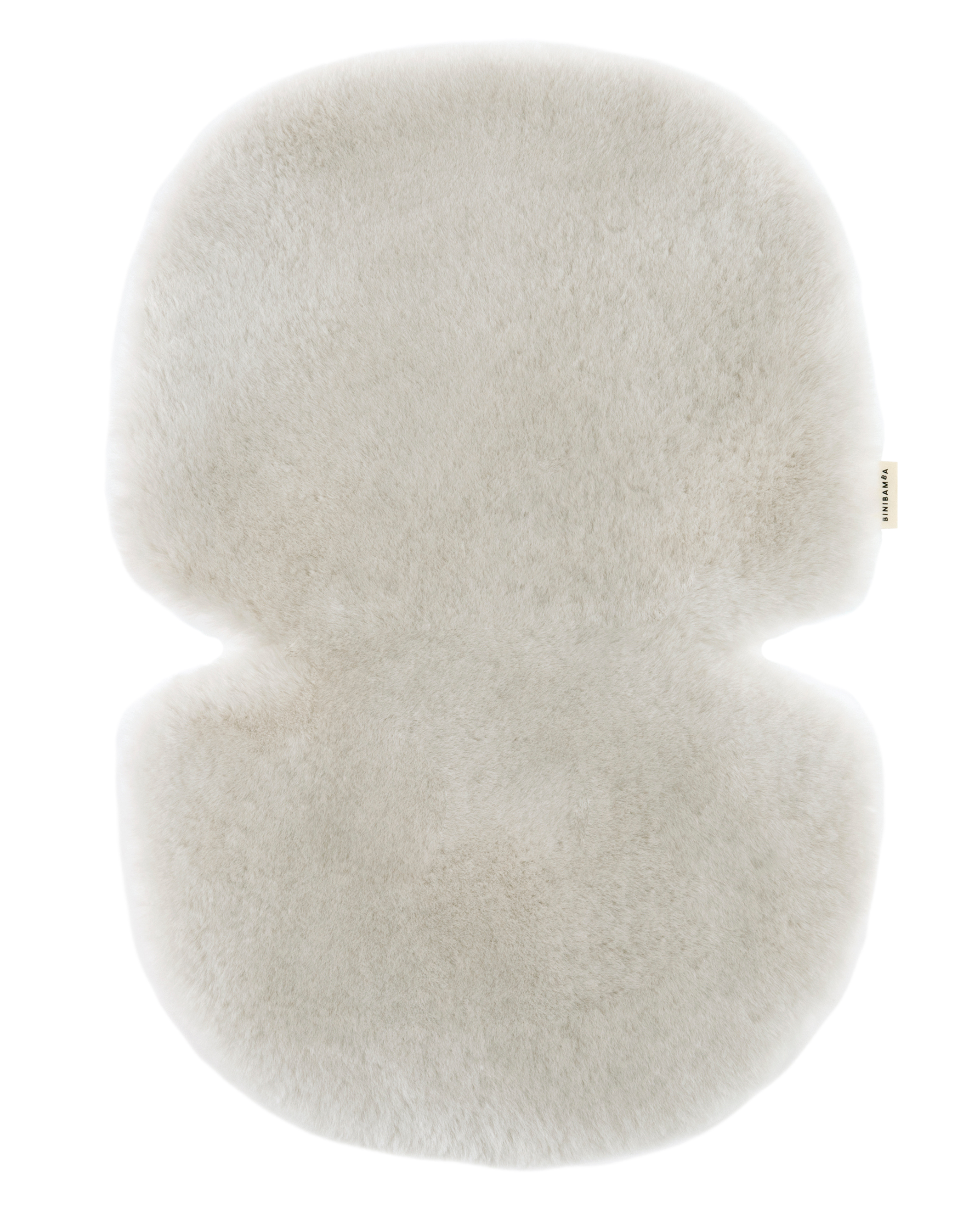 Grey Sheepskin Pram Liner Merino Sheepskin Buggy Liners in Moon