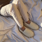 women's BINIBAMBA natural wool slippers for women