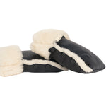 BINIBAMBA Coated Leather Buggy Mittens for a pram