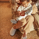 mummy and baby merino slippers