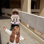 Sheepskin buggy liners for babies, universal fit for all pram and exclusivelty for Browns x Binibamba