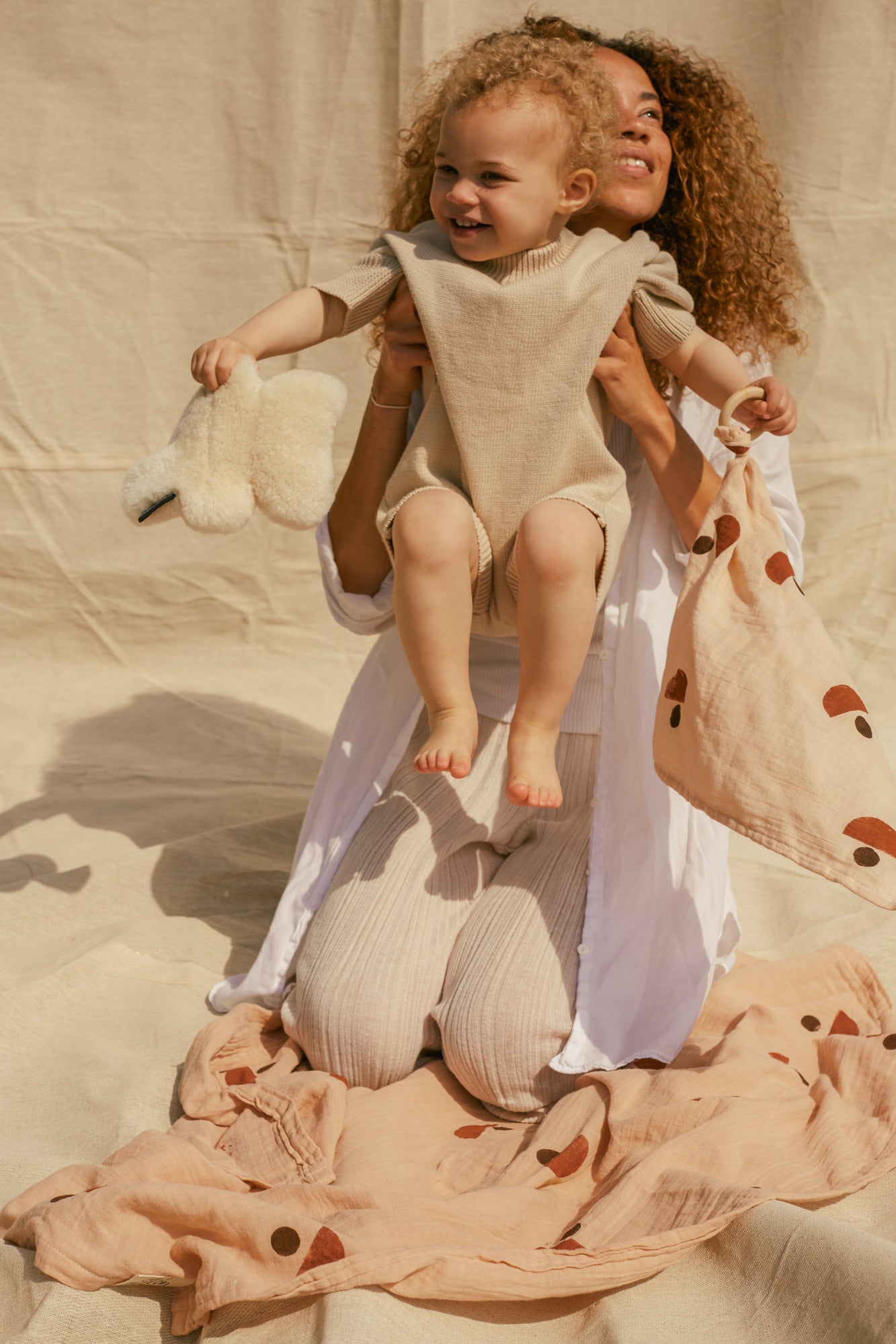 baby comforter made from cotton