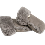 BINIBAMBA Elephant Grey Sheepskin buggy mittens