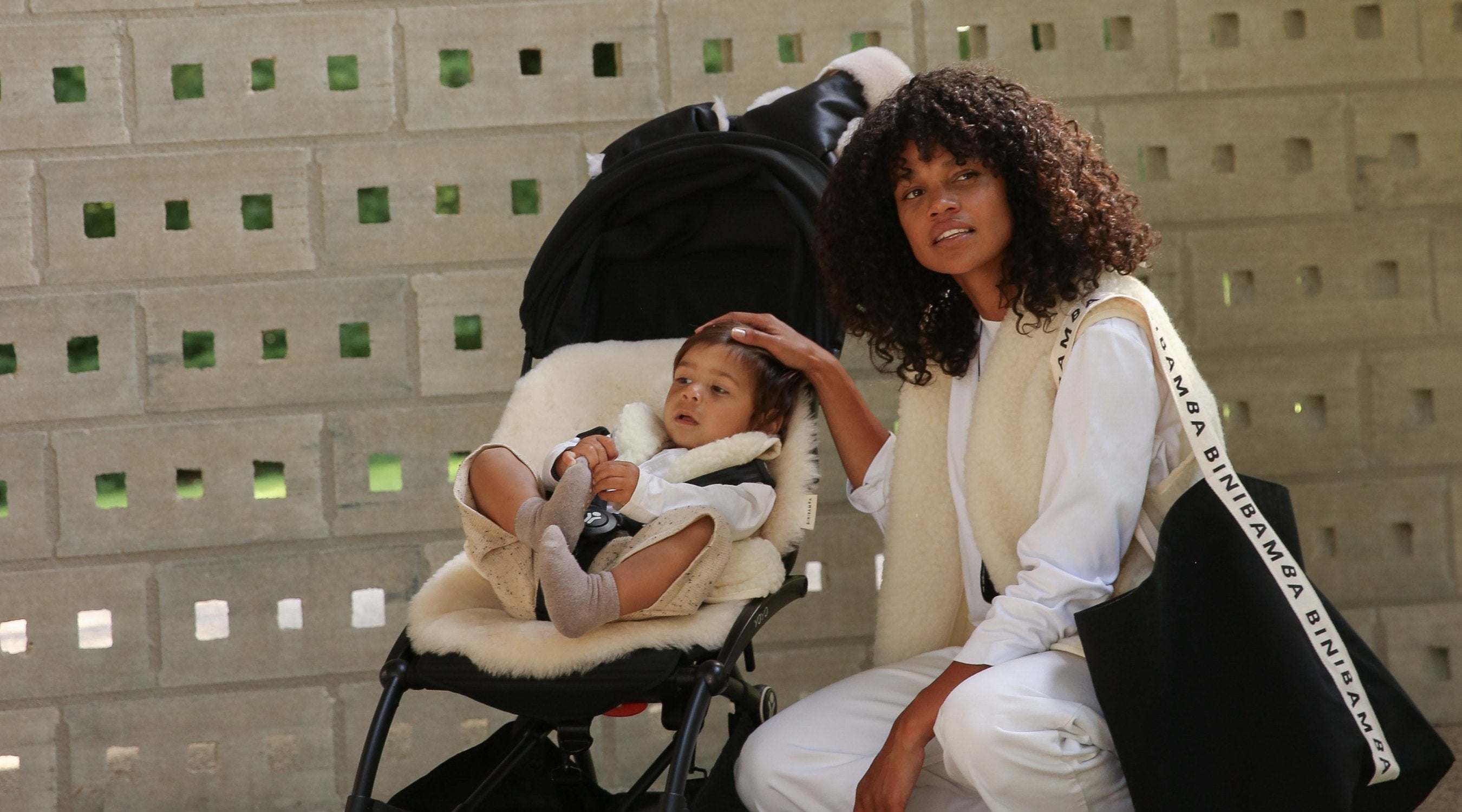 Sheepskin buggy liners for newborn babies that fit any pushchair, pram or buggy from birth