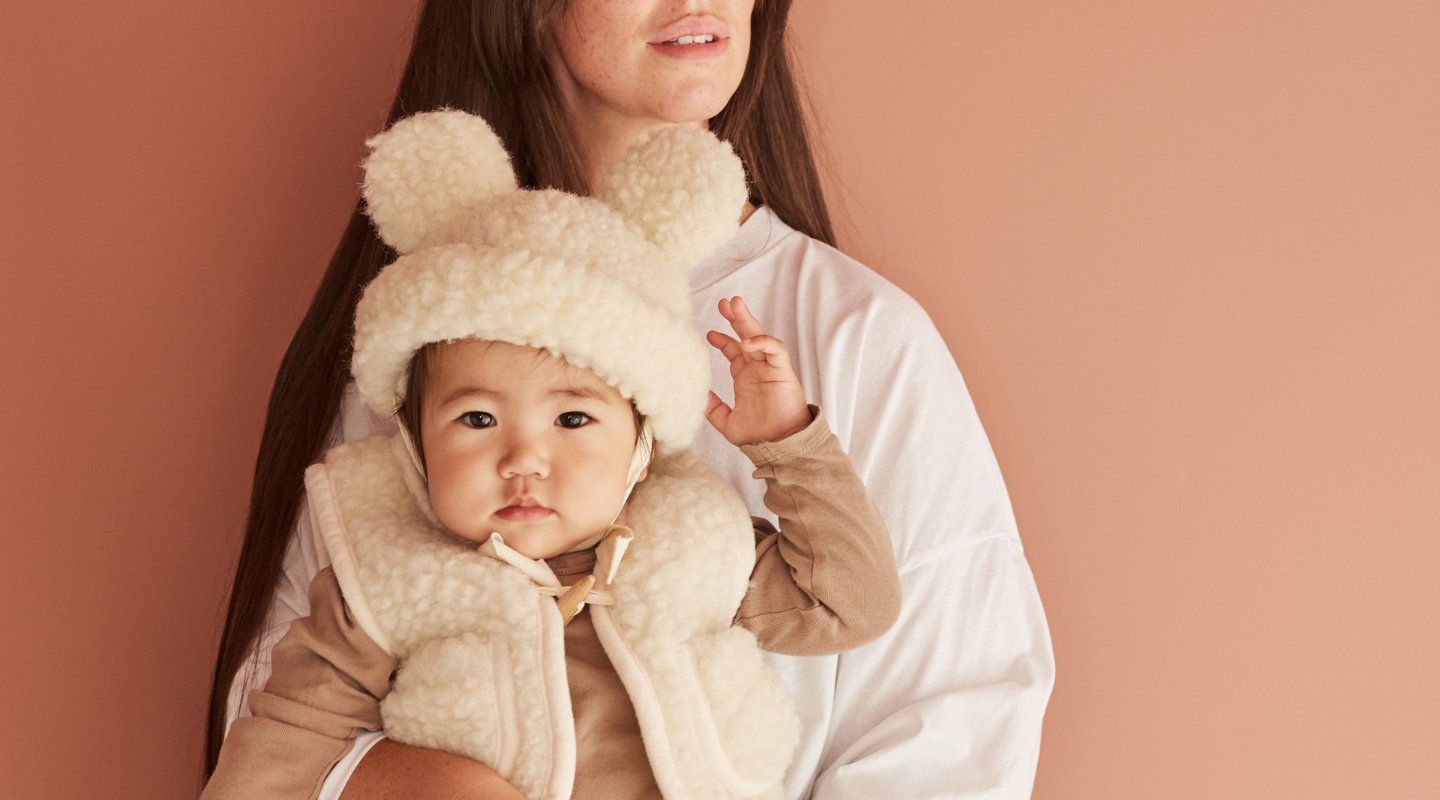 BINIBAMBA Merino Wool Teddy Hats