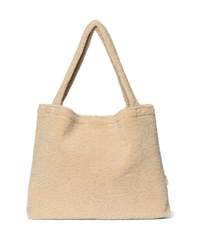 NEW! STUDIO NOOS ECRU TEDDY MOM BAG