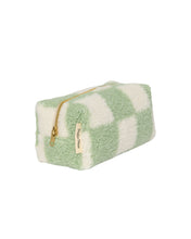 Load image into Gallery viewer, NEW! STUDIO NOOS X BINI PISTACHIO CHEQUERBOARD MINI TEDDY POUCH