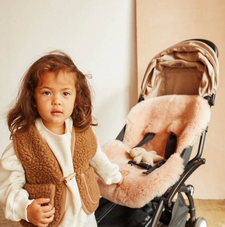 uppababy vista sheepskin liner Rose Snuggler