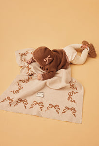 SHRIMPS X BINI MERINO BOW BINIBLANKET