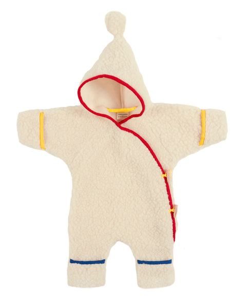 BOBO CHOSES X BINIBAMBA MERINO WOOL SNUGGLESUIT BABY ROMPER