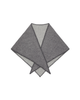 MERINO TRIANGLE SCARF CHARCOAL