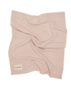 TWO-TONE MERINO BINIBLANKET ROSE/CAMEL
