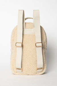 NEW! STUDIO NOOS ECRU MINI TEDDY BACKPACK