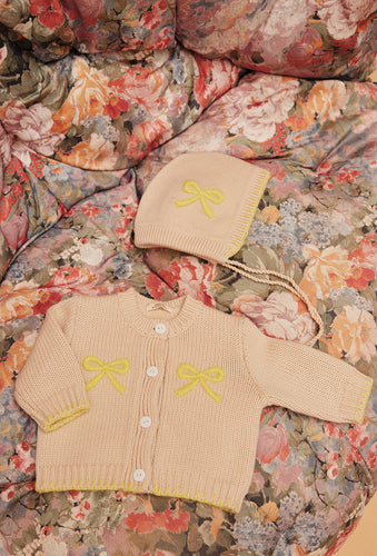 SHRIMPS X BINI BOW CARDIGAN