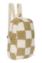 Load image into Gallery viewer, NEW! STUDIO NOOS X BINI TOAST CHEQUERBOARD MINI TEDDY BACKPACK