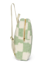 Load image into Gallery viewer, NEW! STUDIO NOOS X BINI PISTACHIO CHEQUERBOARD MINI TEDDY BACKPACK