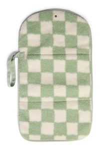 NEW! STUDIO NOOS X BINI PISTACHIO CHEQUERBOARD TEDDY CHANGING MAT