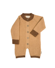 Load image into Gallery viewer, COSY PEANUT COLOUR BLOCK ROMPER