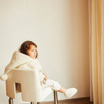 BINIBAMBA Merino Teddy Snugglejacket in Milk