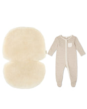 Load image into Gallery viewer, MORI X BINIBAMBA SLEEPSUIT &amp; SNUGGLER GIFT SET