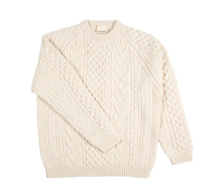 SAMPLE SALE - MAMA HANDKNIT CABLE KNIT JUMPER