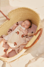 Load image into Gallery viewer, rose moon little beacon x binibamba limited edition baby comforter muslin