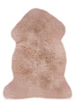 Load image into Gallery viewer, Sheepskin Nursery Rugs in Rose Colour