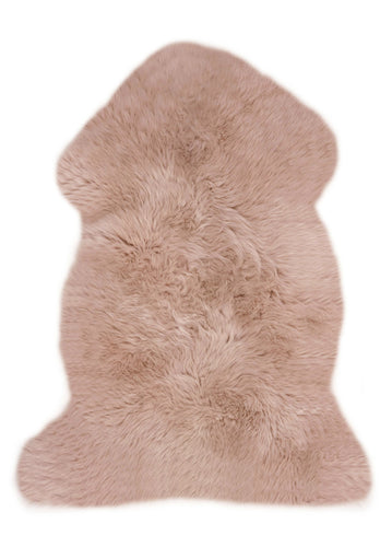 Sheepskin Nursery Rugs in Rose Colour