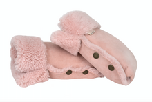Load image into Gallery viewer, SAMPLE SALE - ROSE SHEEPSKIN BUGGY MITTENS NO.3